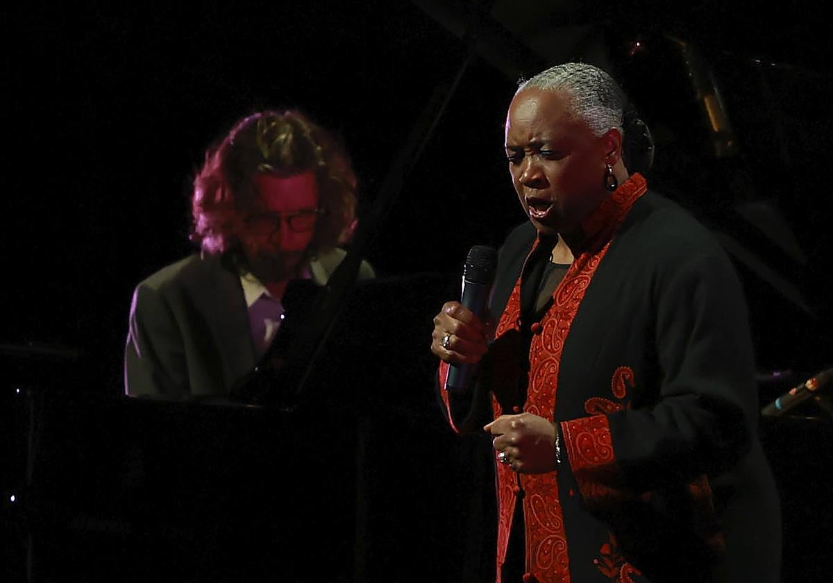 Barbara Hendricks durante el concierto.