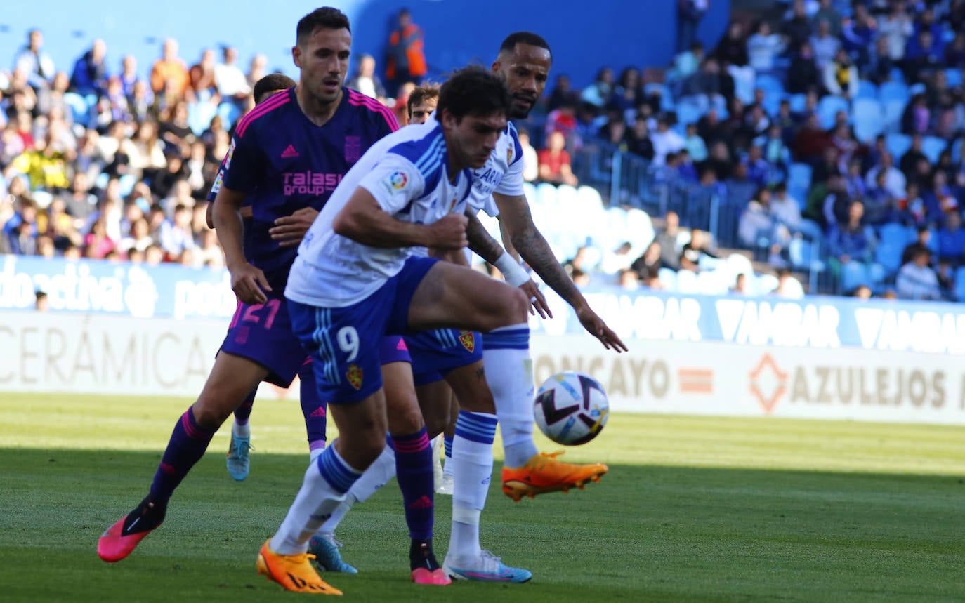 La derrota del Cartagena frente al Zaragoza, en imágenes