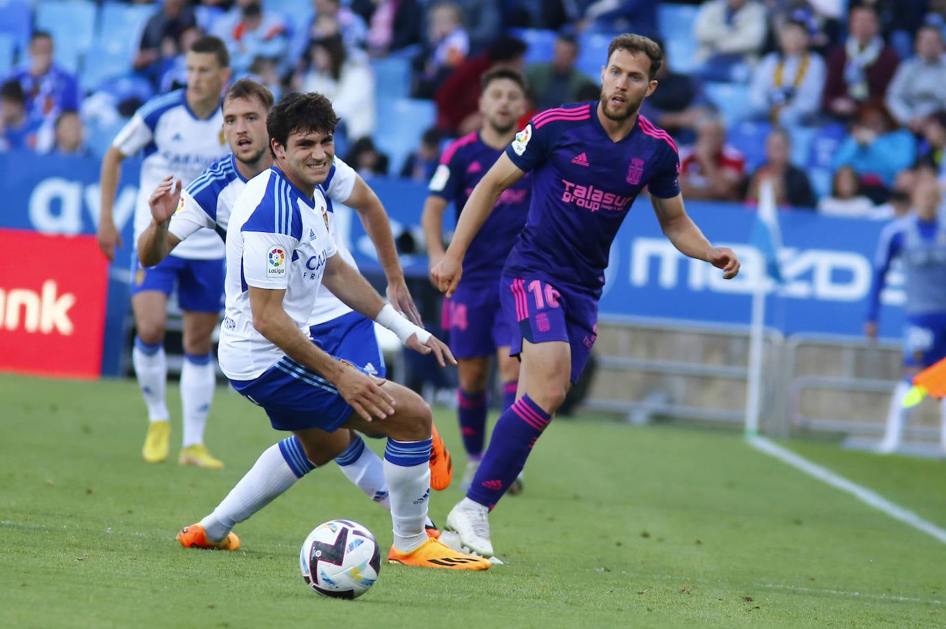 La derrota del Cartagena frente al Zaragoza, en imágenes