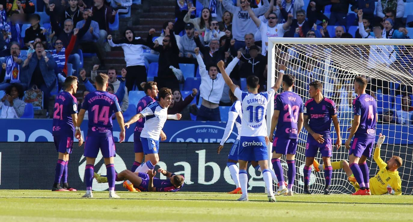 La derrota del Cartagena frente al Zaragoza, en imágenes