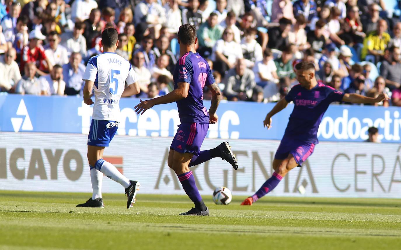 La derrota del Cartagena frente al Zaragoza, en imágenes