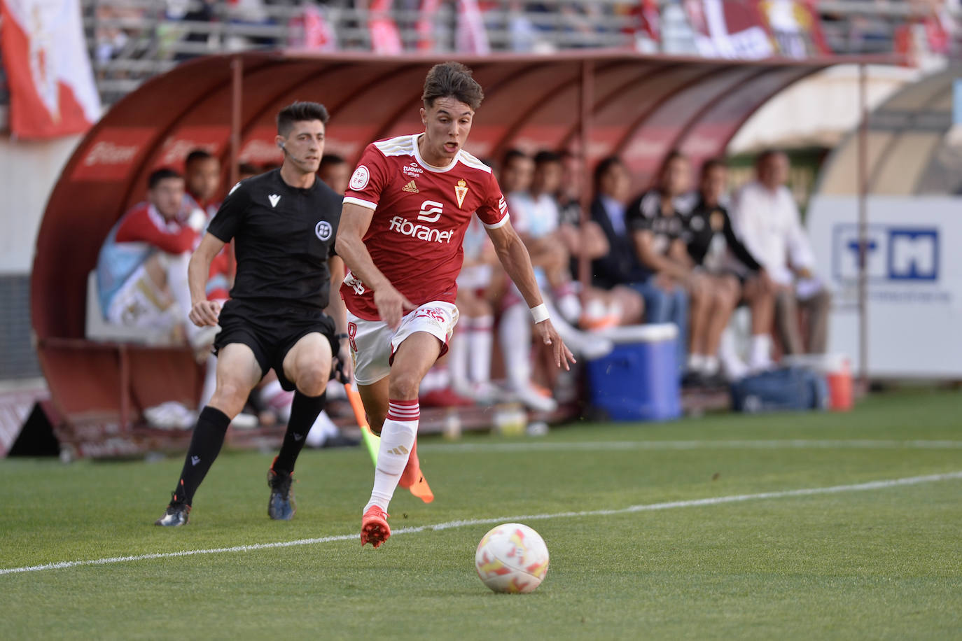 El empate del Real Murcia frente al Castellón, en imágenes