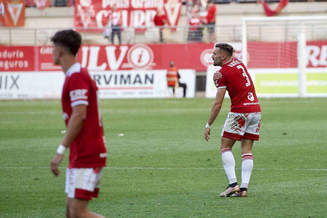 El empate del Real Murcia frente al Castellón, en imágenes