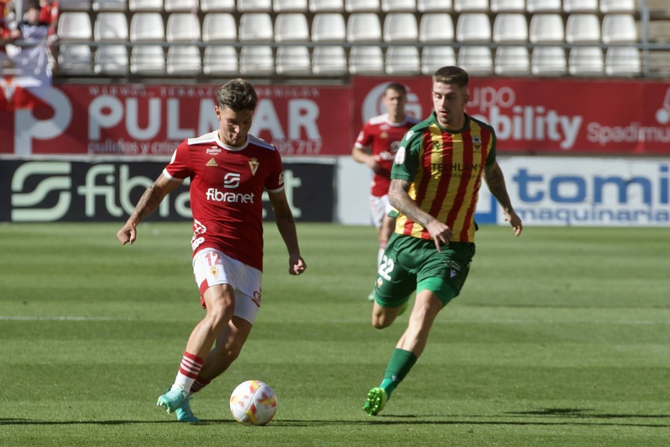 El empate del Real Murcia frente al Castellón, en imágenes