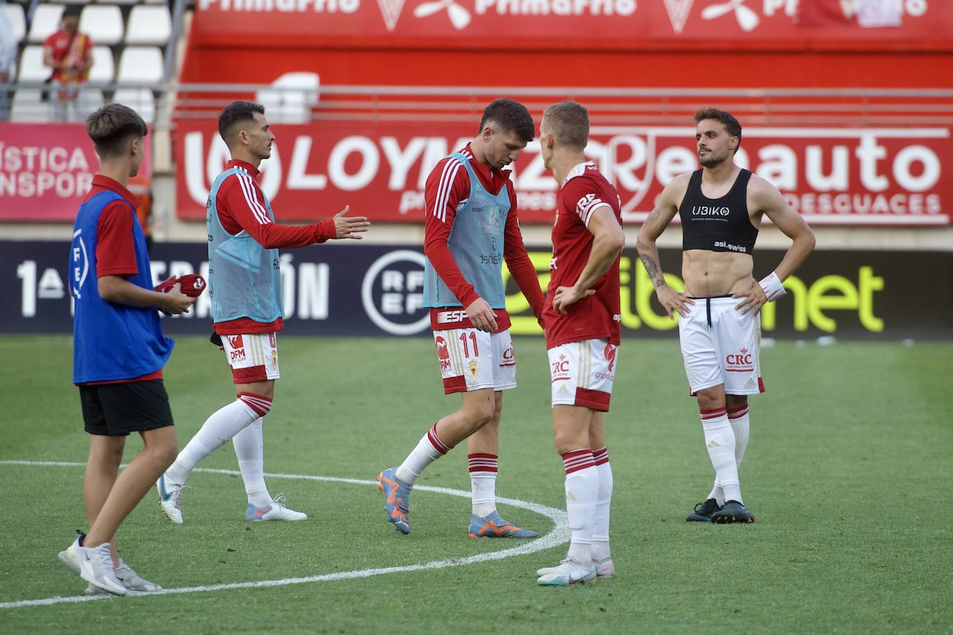 El empate del Real Murcia frente al Castellón, en imágenes