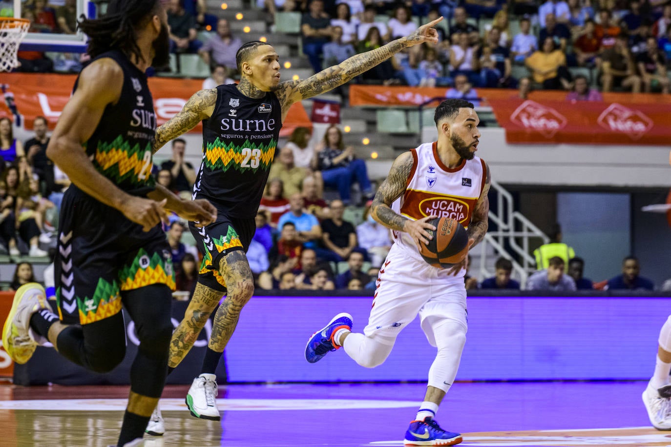 La victoria del UCAM Murcia ante el Surne Bilbao, en imágenes