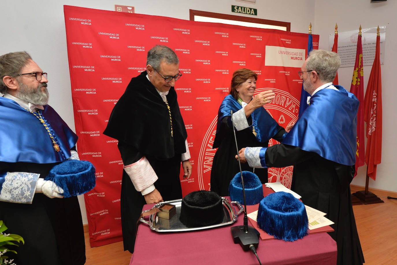 Investidura de los nuevos doctores honoris causa en la Facultad de Química de la UMU