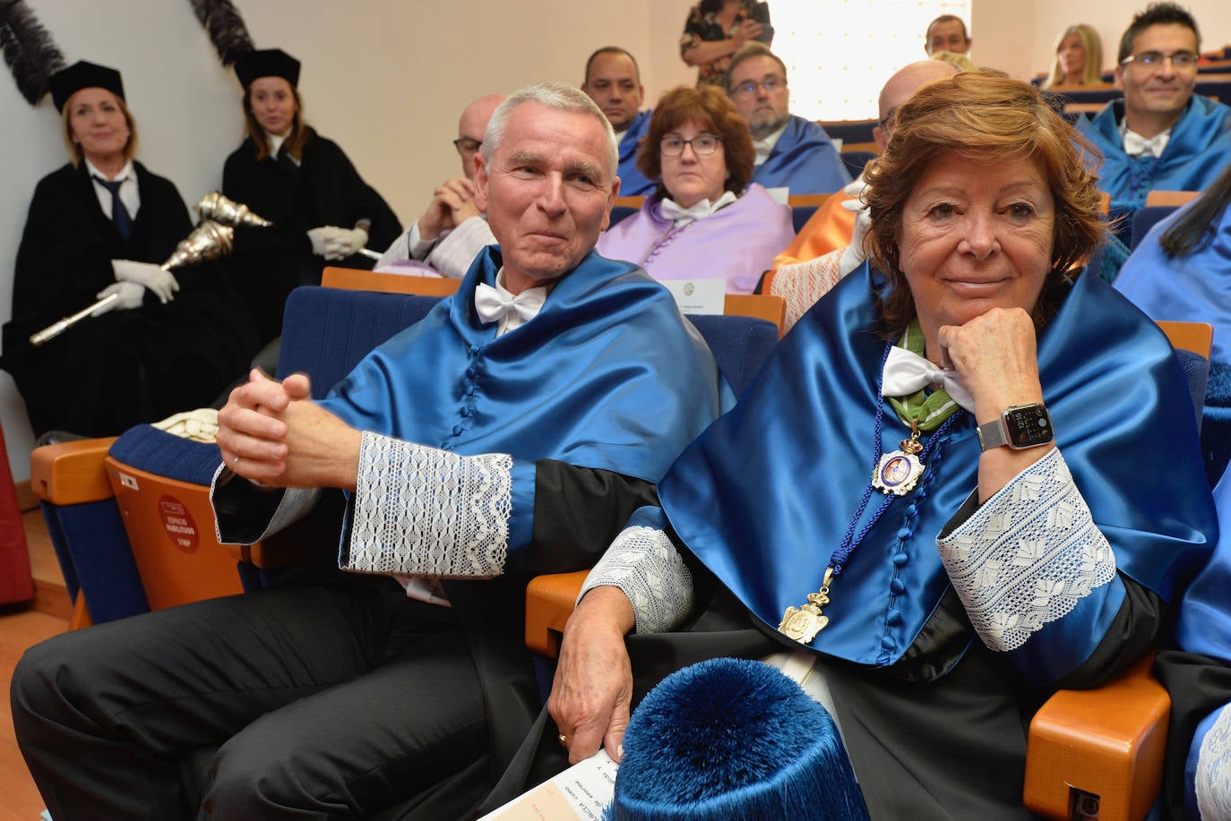 Investidura de los nuevos doctores honoris causa en la Facultad de Química de la UMU