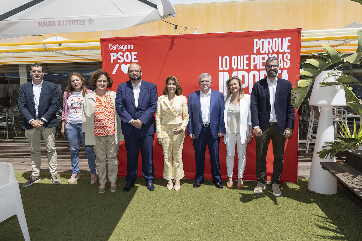 Visita de la ministra de Transportes a Cartagena, en imágenes