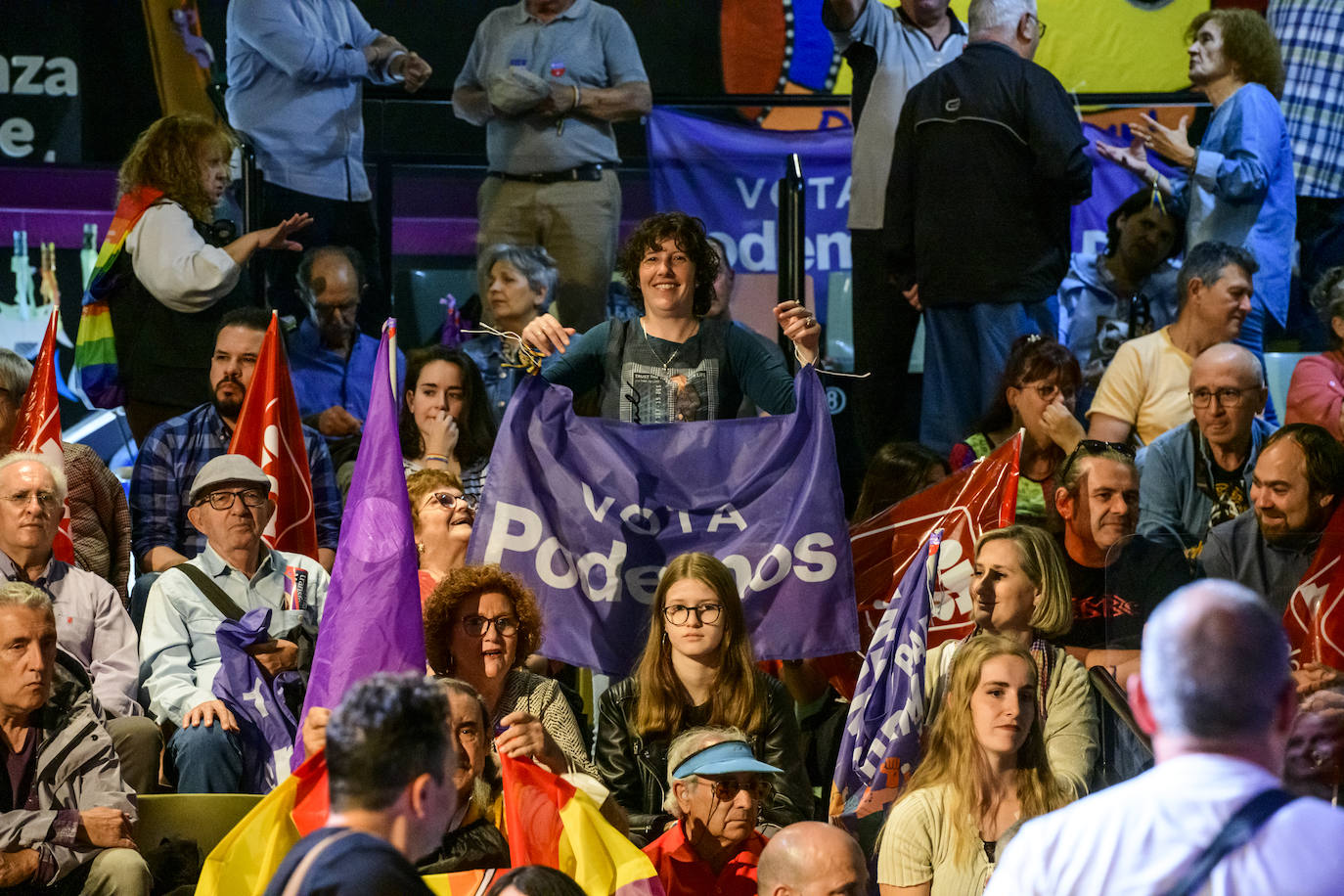 El acto de Irene Montero en Murcia, en imágenes