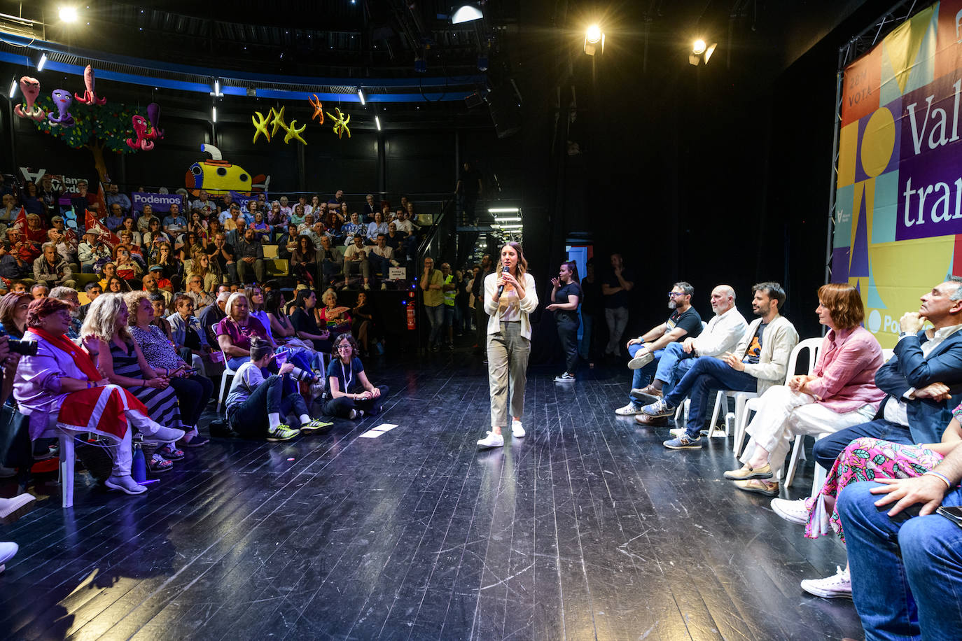 El acto de Irene Montero en Murcia, en imágenes