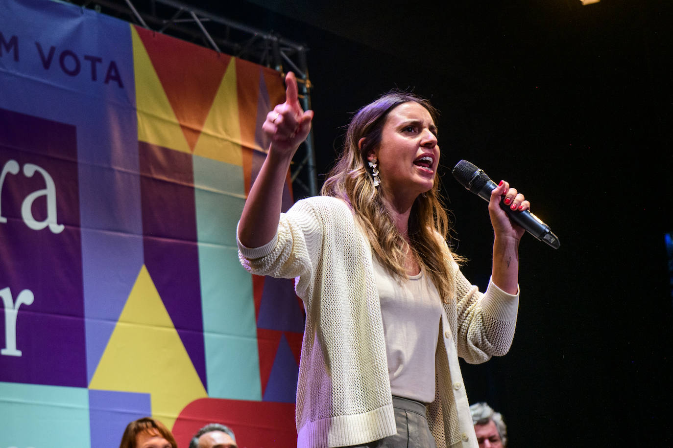 El acto de Irene Montero en Murcia, en imágenes