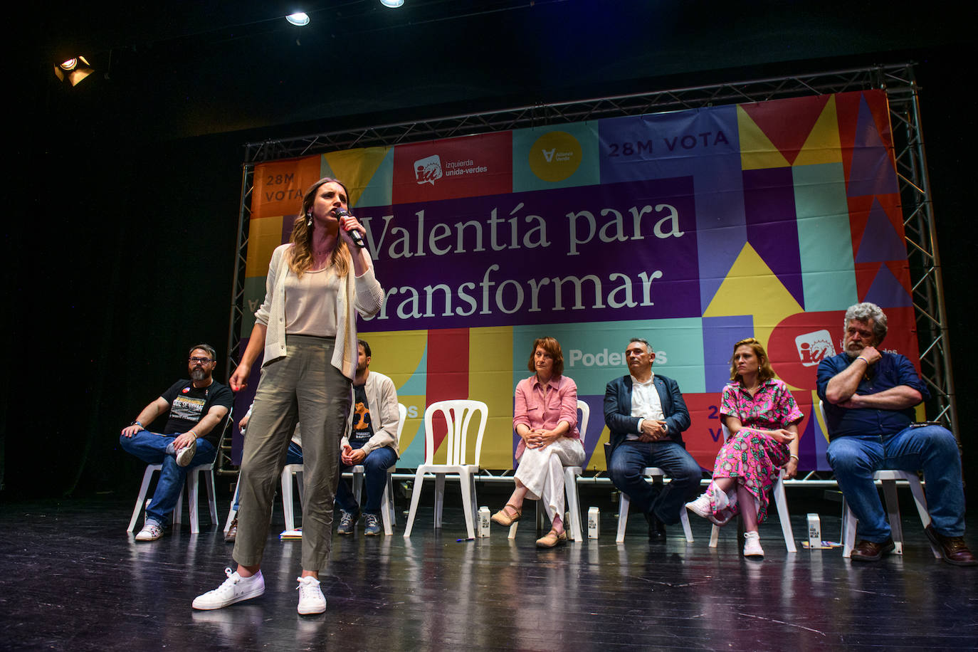 El acto de Irene Montero en Murcia, en imágenes