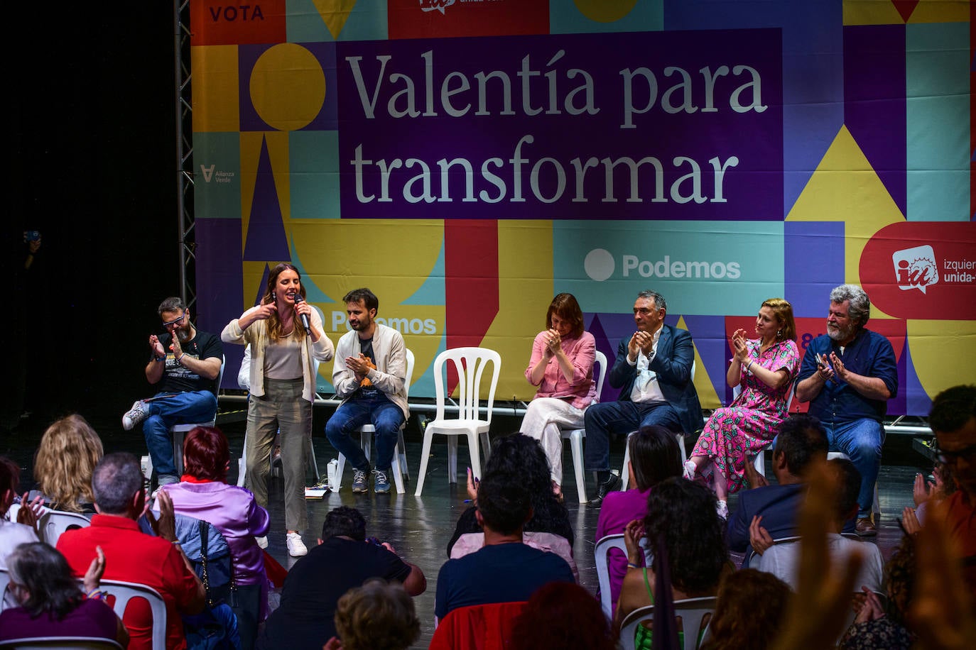 El acto de Irene Montero en Murcia, en imágenes
