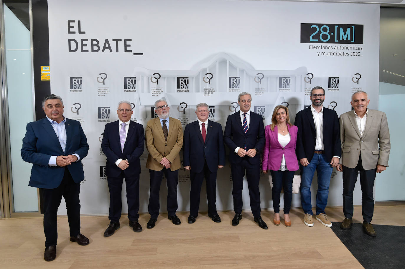 Las imágenes del debate electoral de la Región de Murcia