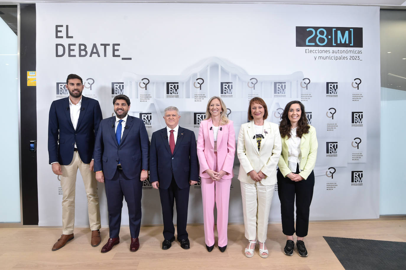 Las imágenes del debate electoral de la Región de Murcia