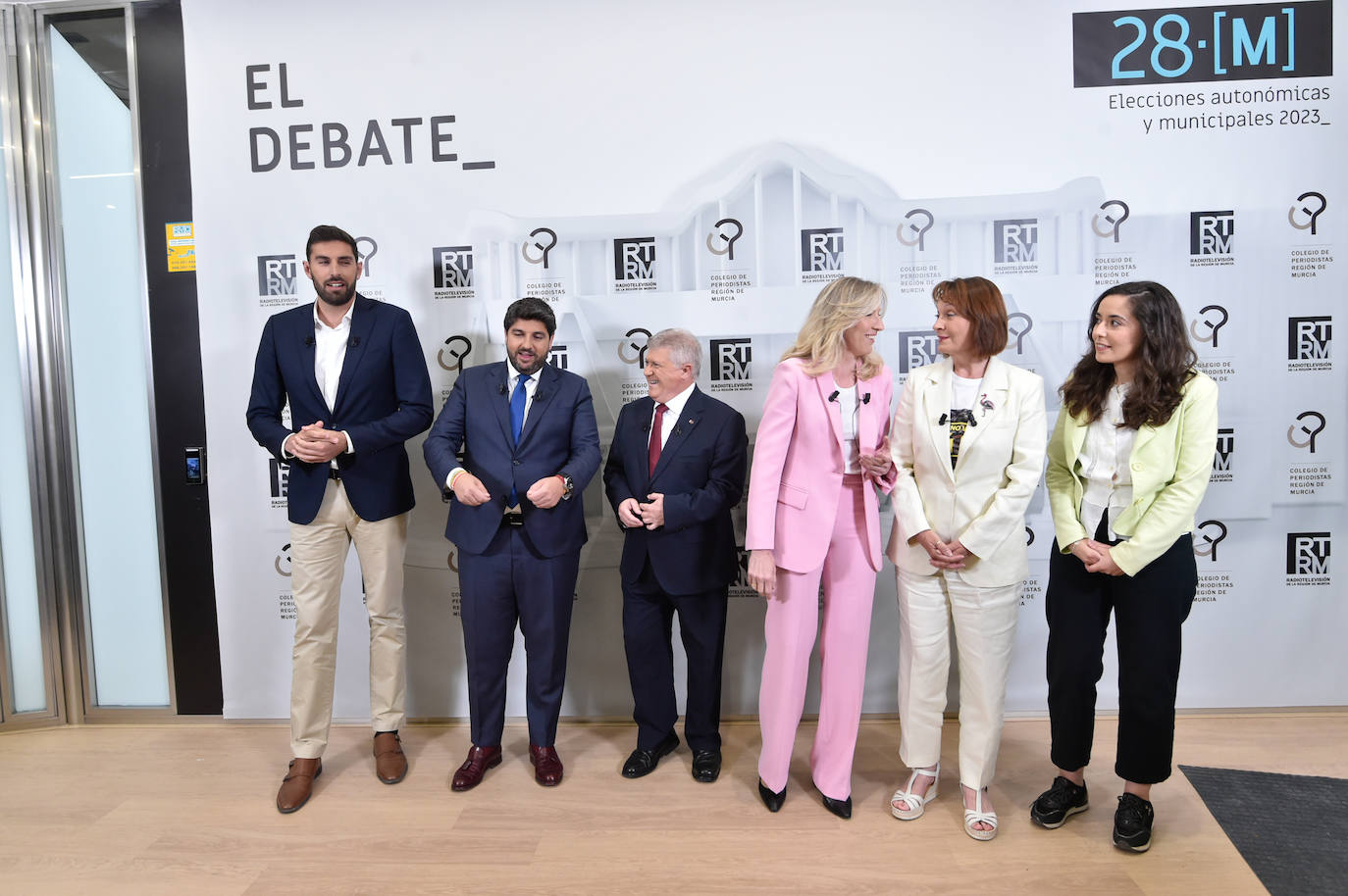 Las imágenes del debate electoral de la Región de Murcia
