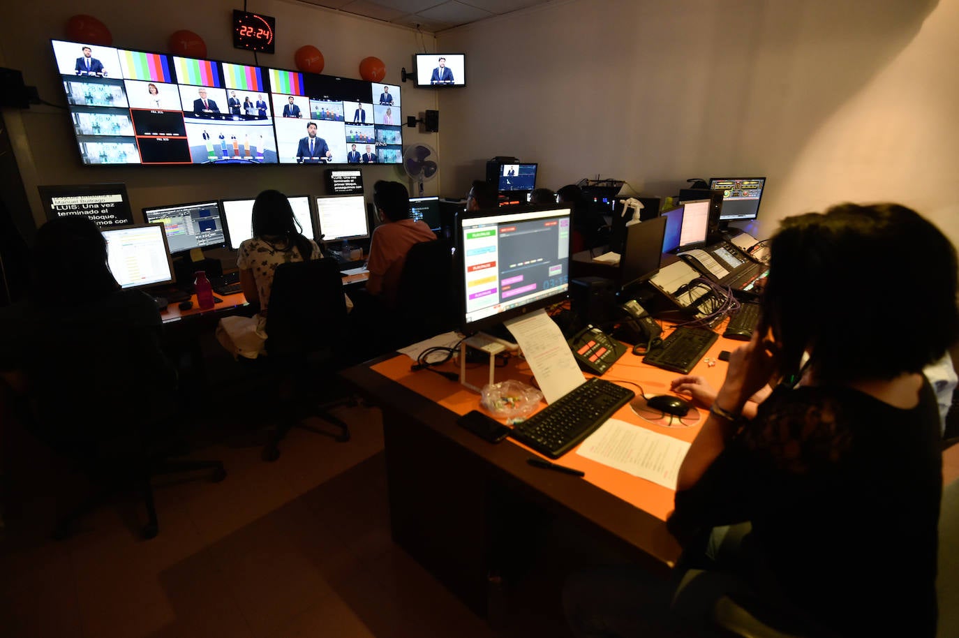 Las imágenes del debate electoral de la Región de Murcia