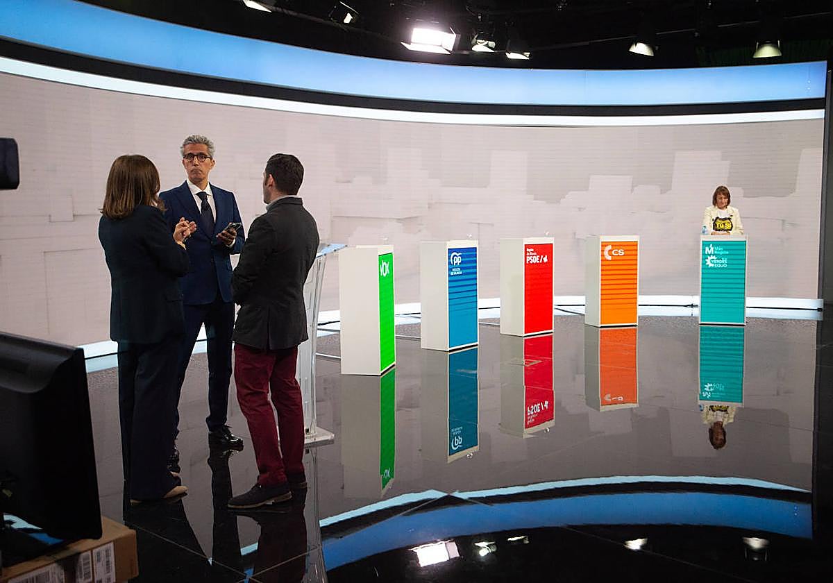 Las imágenes del debate electoral de la Región de Murcia