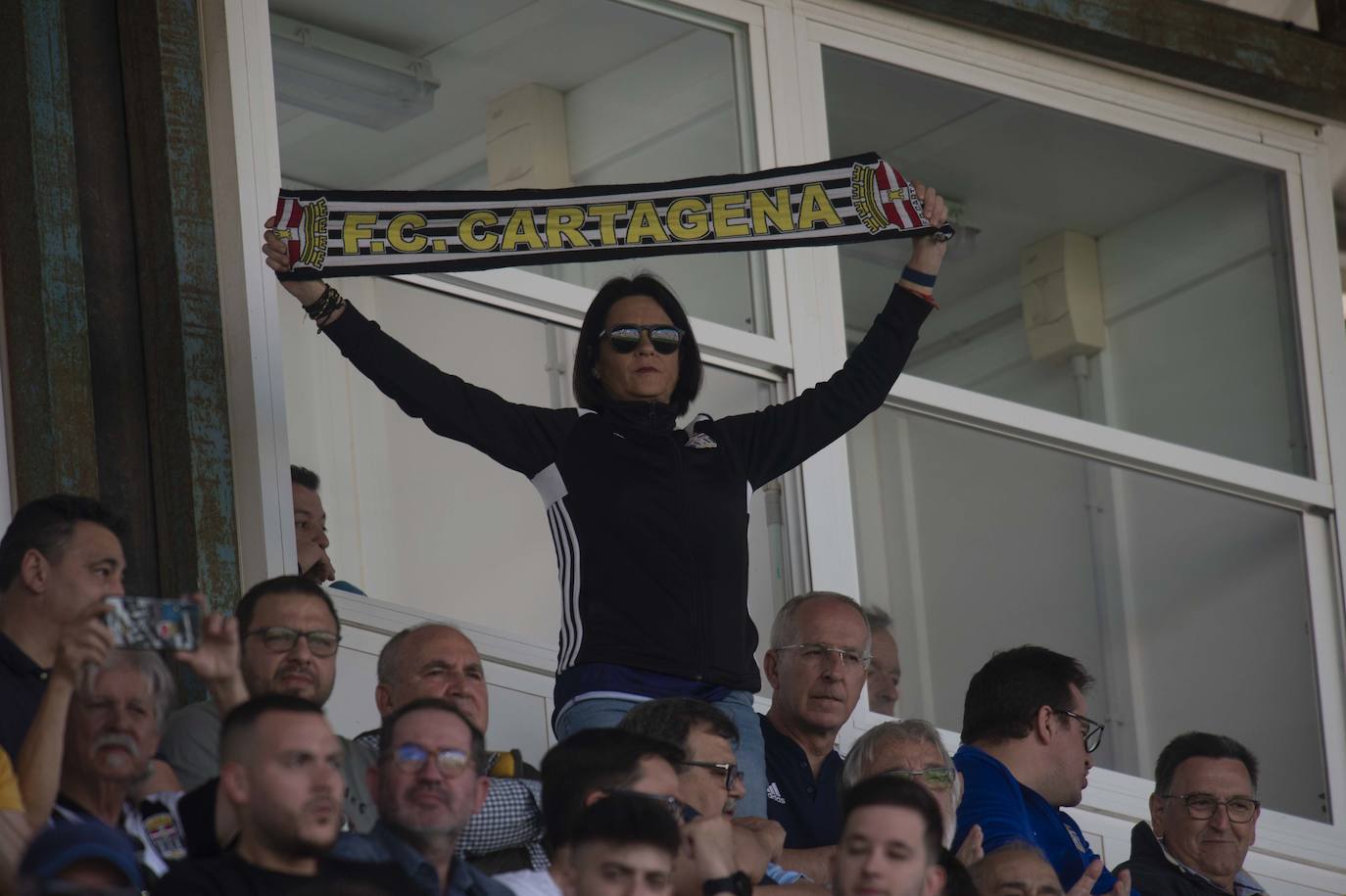 La derrota el Cartagena frente a Las Palmas, en imágenes