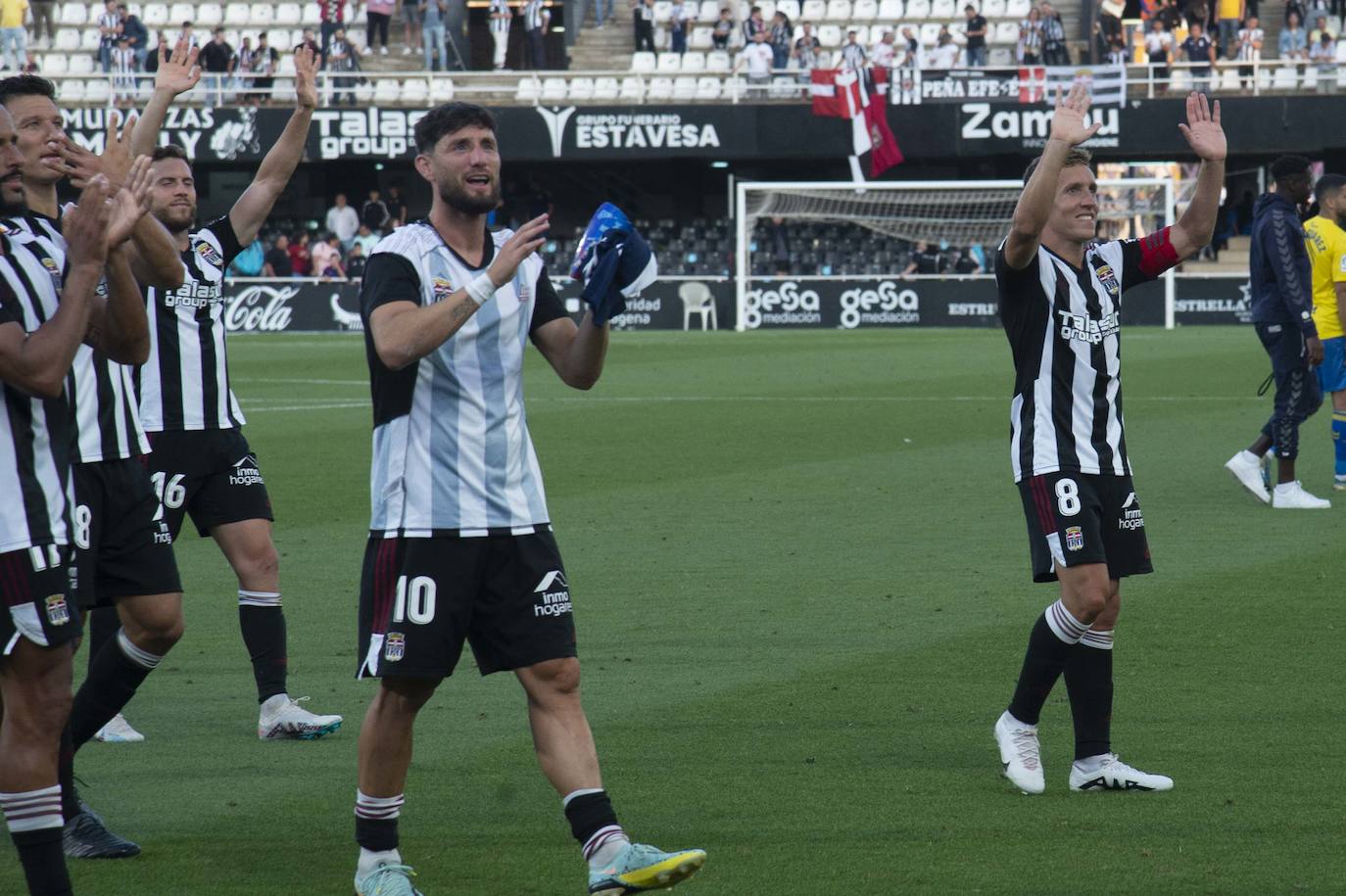 La derrota el Cartagena frente a Las Palmas, en imágenes