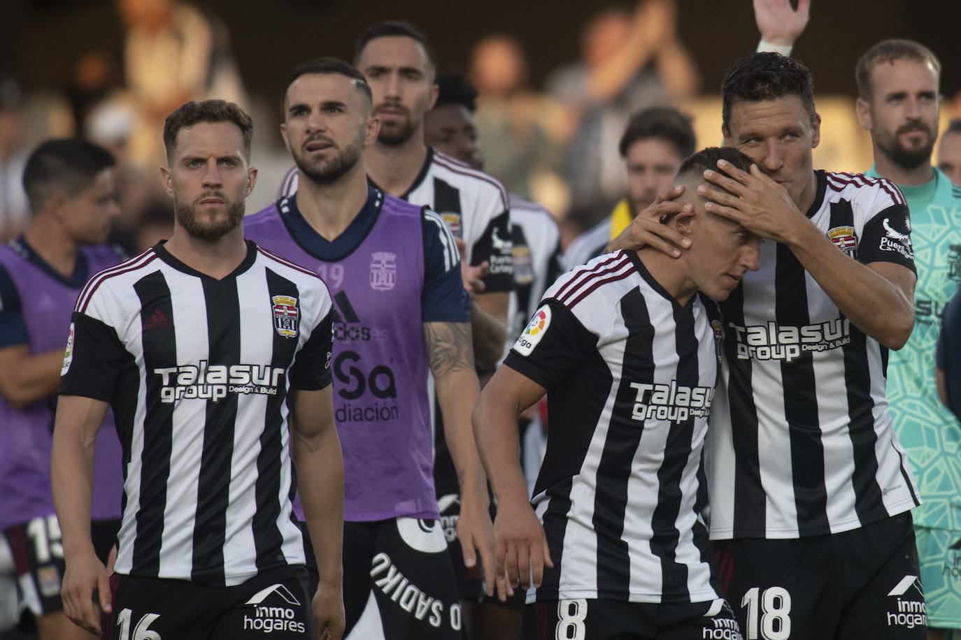 La derrota el Cartagena frente a Las Palmas, en imágenes