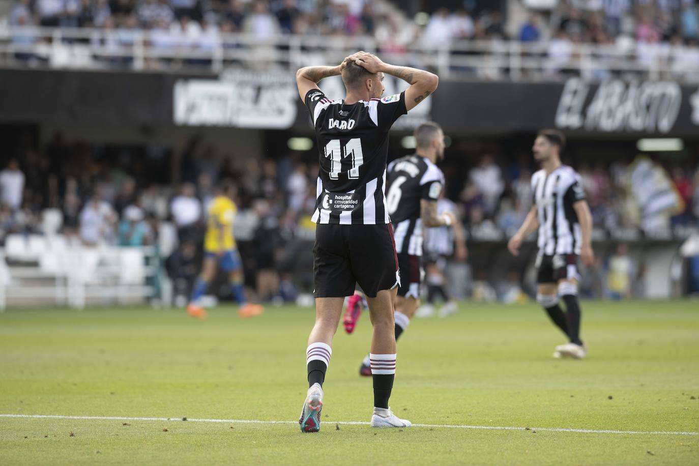 La derrota el Cartagena frente a Las Palmas, en imágenes