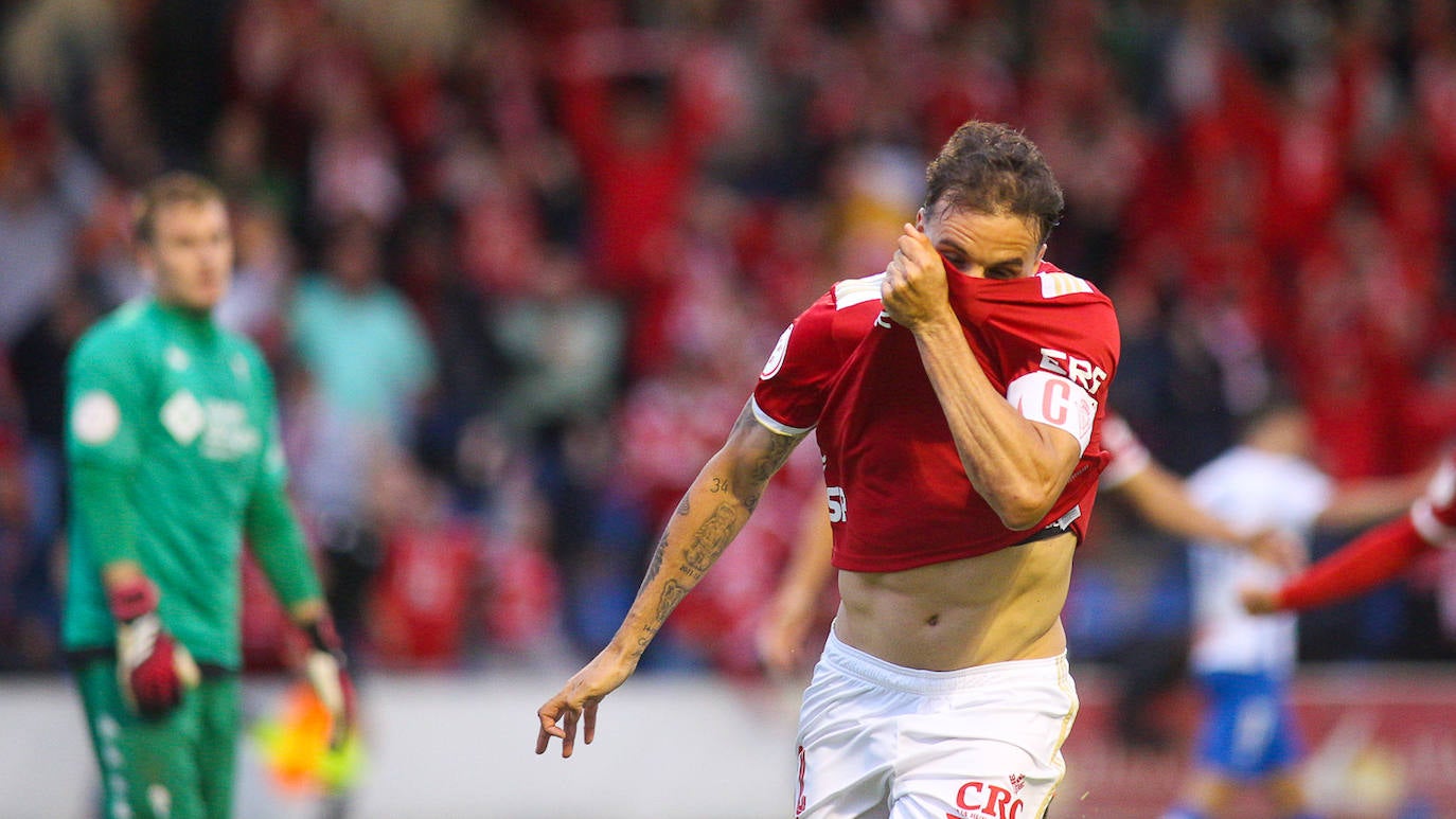 La victoria del Real Murcia contra el Alcoyano, en imágenes