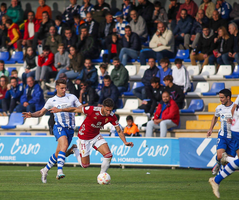 La victoria del Real Murcia contra el Alcoyano, en imágenes