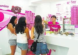 Establecimiento de la cadena Smöoy, una de las mayores firmas franquiciadoras murcianas.