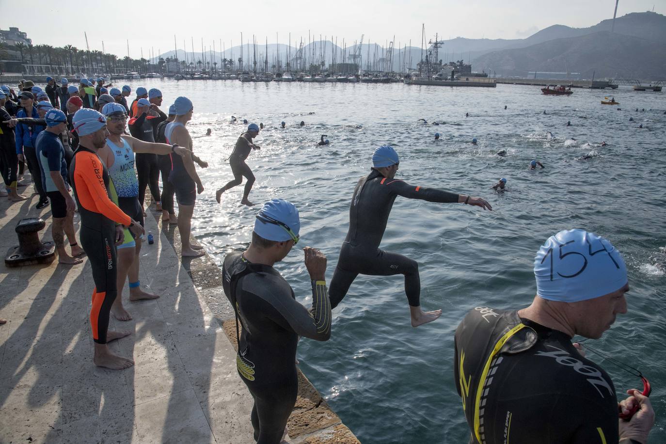 El XVI Triatlón Ciudad de Cartagena SERTRI, en imágenes