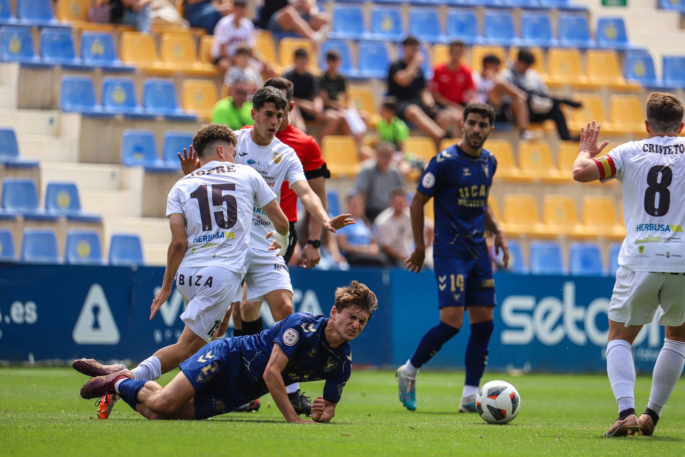 La derrota del UCAM Murcia frente al Peña Deportiva, en imágenes