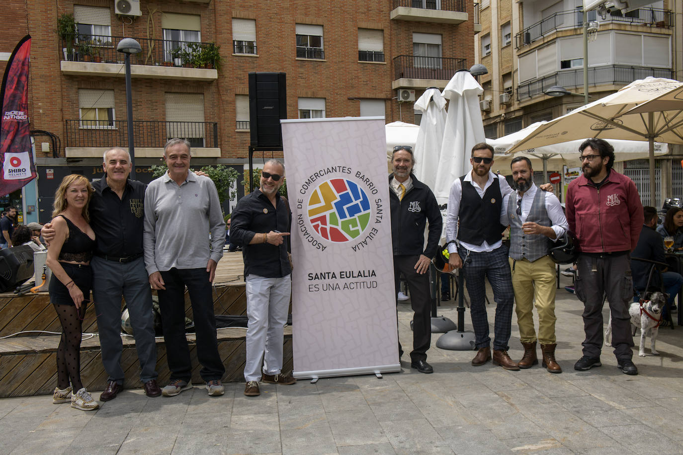 Las imágenes de la concentración de moteros en Santa Eulalia