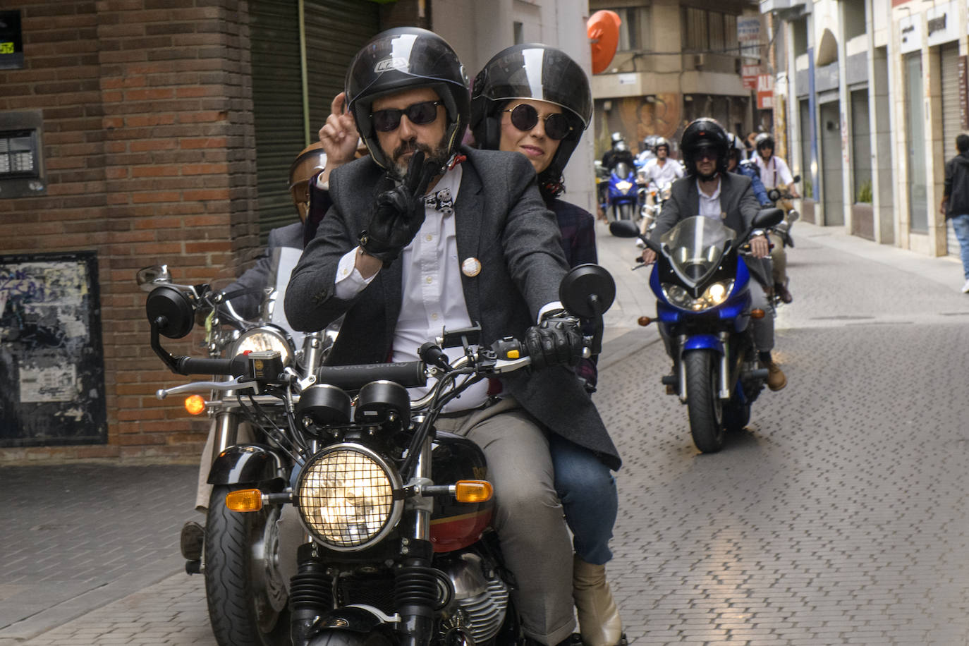 Las imágenes de la concentración de moteros en Santa Eulalia