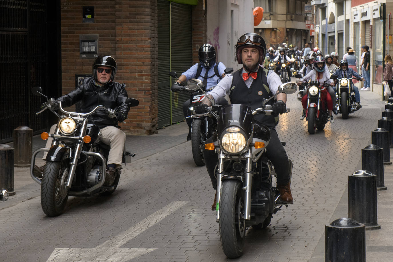 Las imágenes de la concentración de moteros en Santa Eulalia