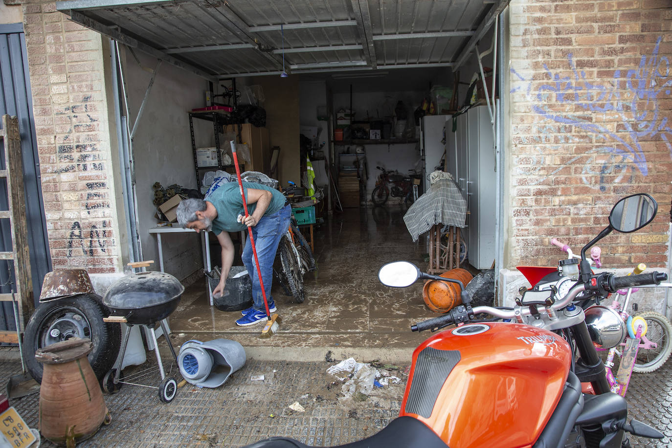 Los efectos de la DANA en Cartagena, en imágenes