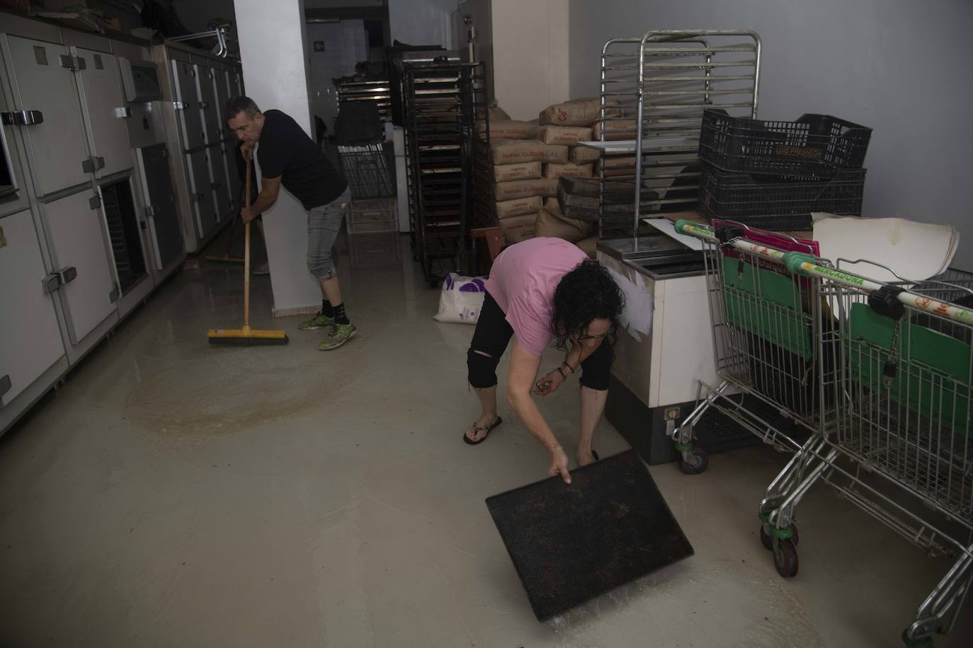 Los efectos de la DANA en Cartagena, en imágenes