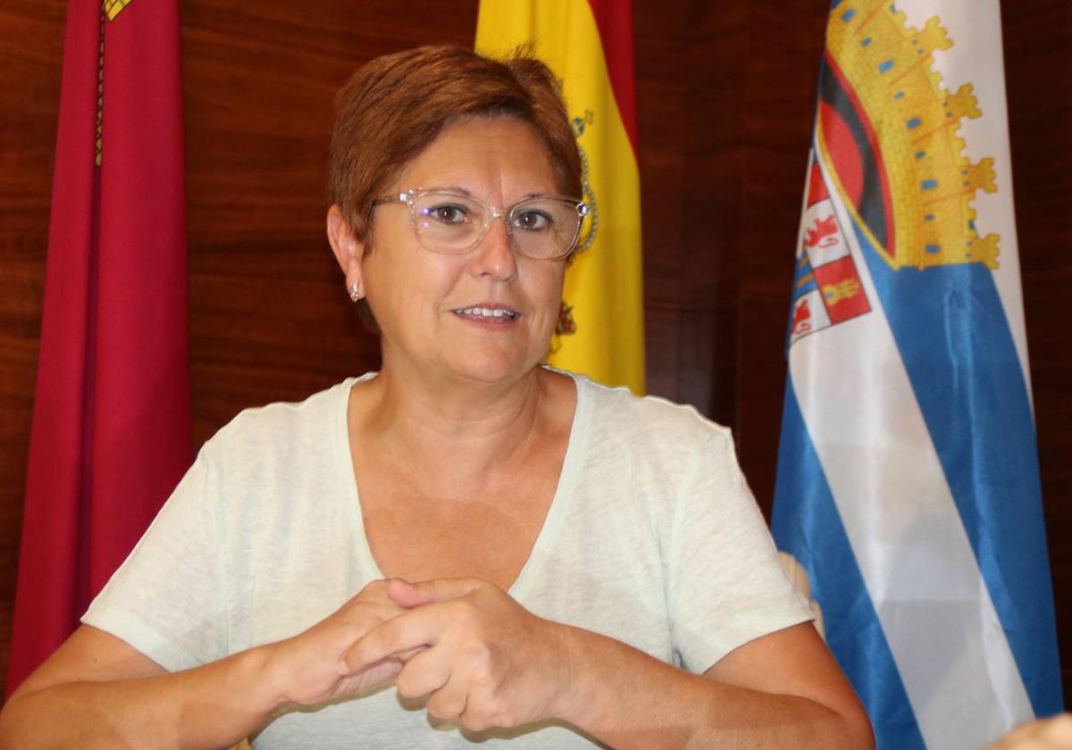 La alcaldesa de Jumilla, Juana Guardiola.