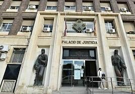 Edificio del Palacio de Justicia de Murcia, sede de la Audiencia Provincial.