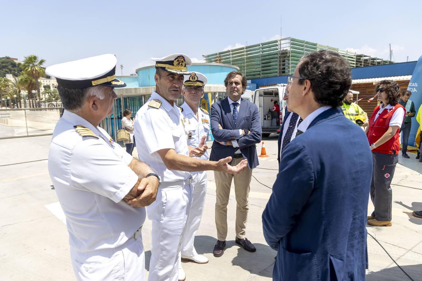 Galería: La Armada simula el rescate de un barco en Cartagena