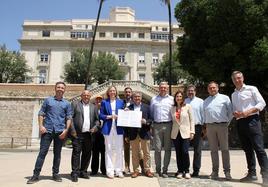 María José Ros, en Cartagena, este jueves por la mañana.