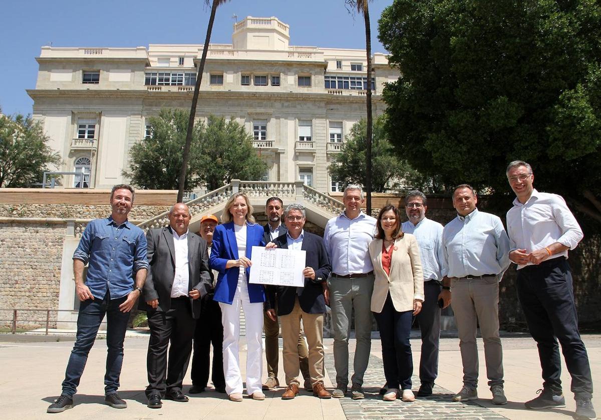 María José Ros, en Cartagena, este jueves por la mañana.