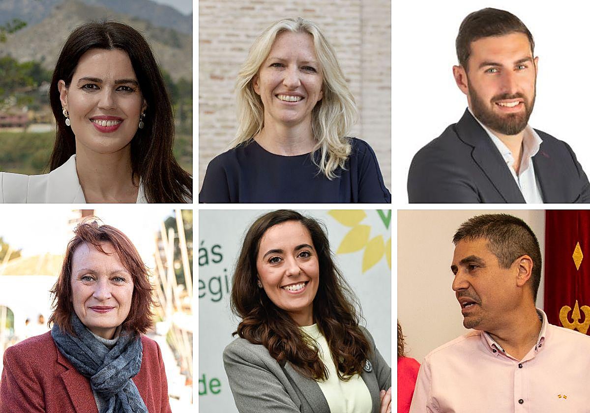 Miriam Guardiola, María José Ros, José Ángel Antelo, María Marín, Helena Vidal y Jesús Giménez