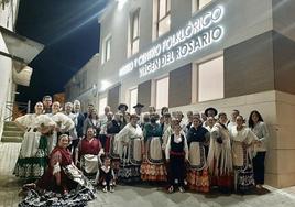 El grupo de Coros y Danzas Virgen del Rosario en imagen de archivo.