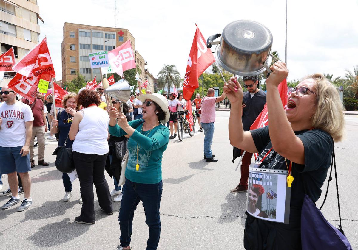 Las imágenes de la protesta de los funcionarios de justicia