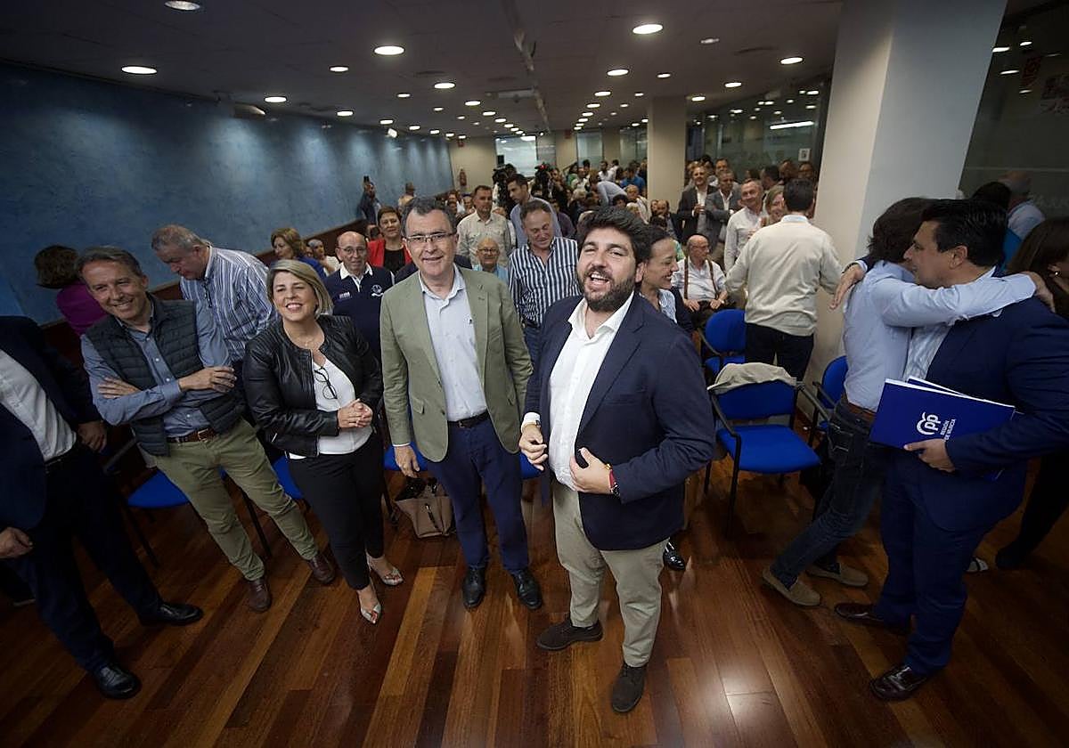 Las imágenes de la Junta Directiva Regional del PP