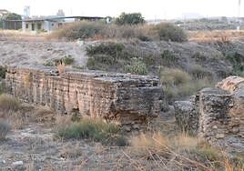 Imagen de la 'pared de los Moros', en Churra.