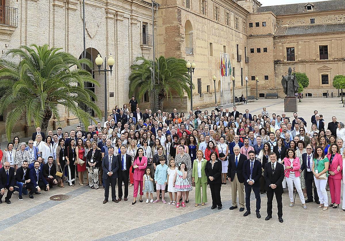 Acto de la UCAM con sus primeros alumnos de la historia.