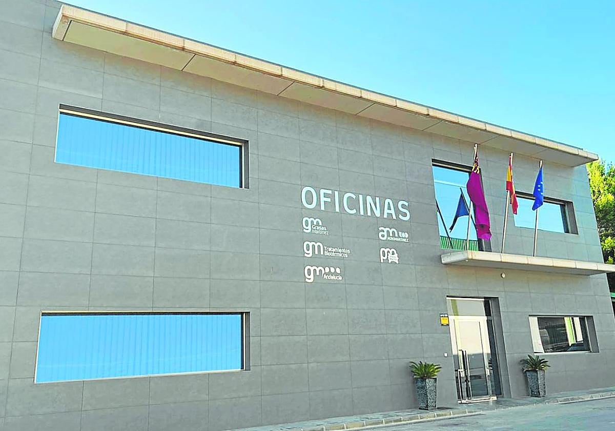 Oficinas de Grasas Martínez, ubicadas en Abanilla.