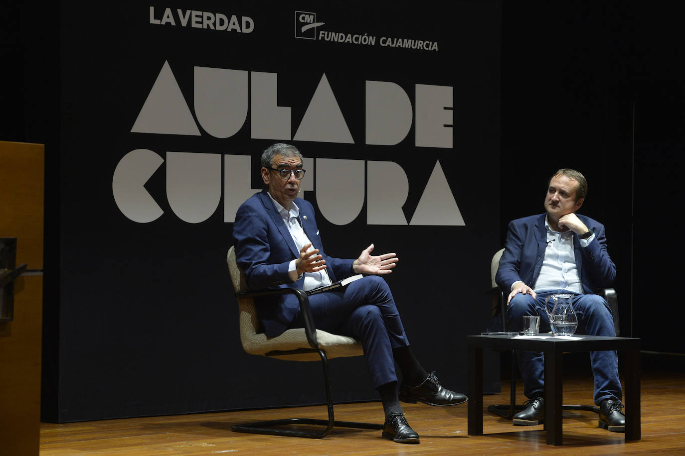 Daniel Torregrosa y López Nicolás, en el Aula de Cultura
